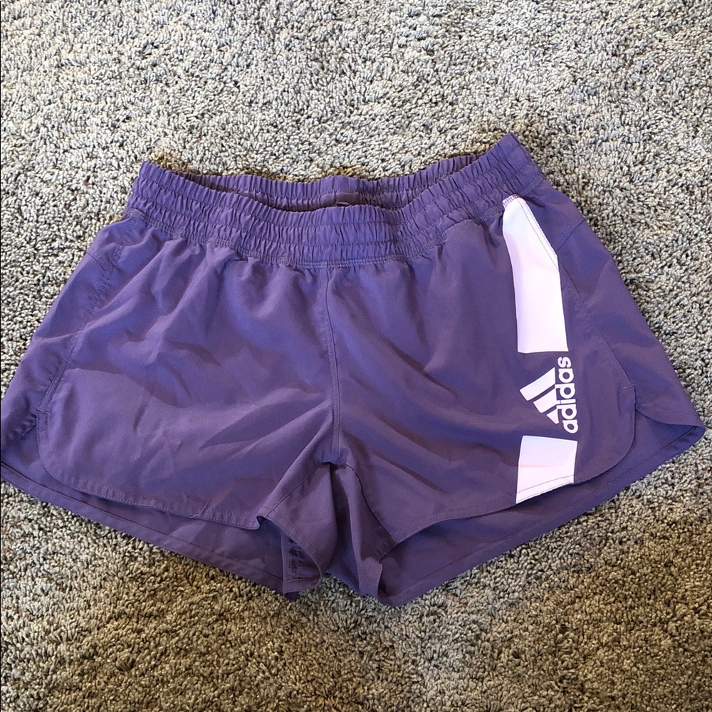 adidas Purple Athletic Running Shorts Size small